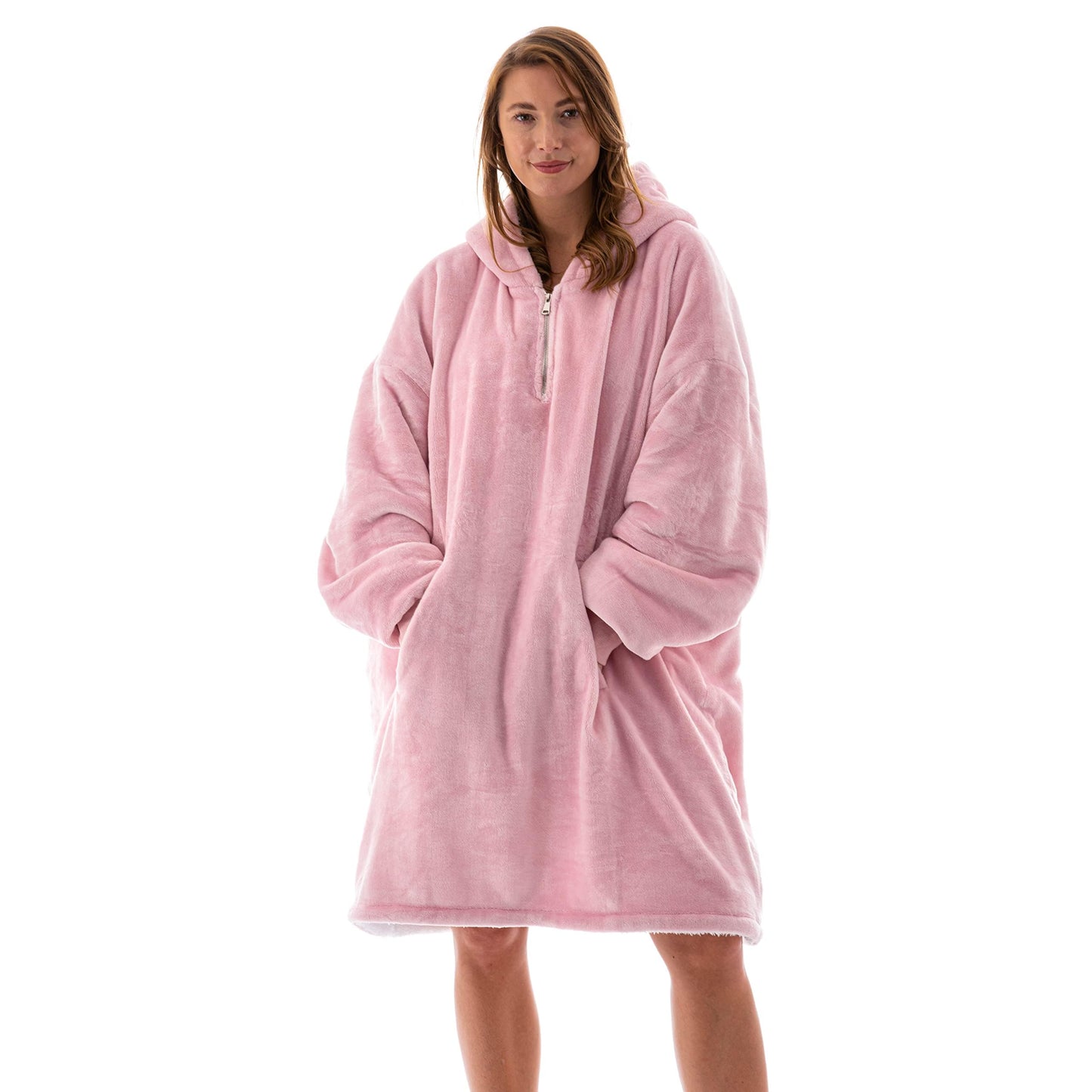 trekki Blanket Hoodie, Oversized Hoodie Blanket, Sherpa & Fleece Wearable Blanket Hoodies for Women & Men, Comfy & Fluffy Hooded Blankets, The Big Softy®